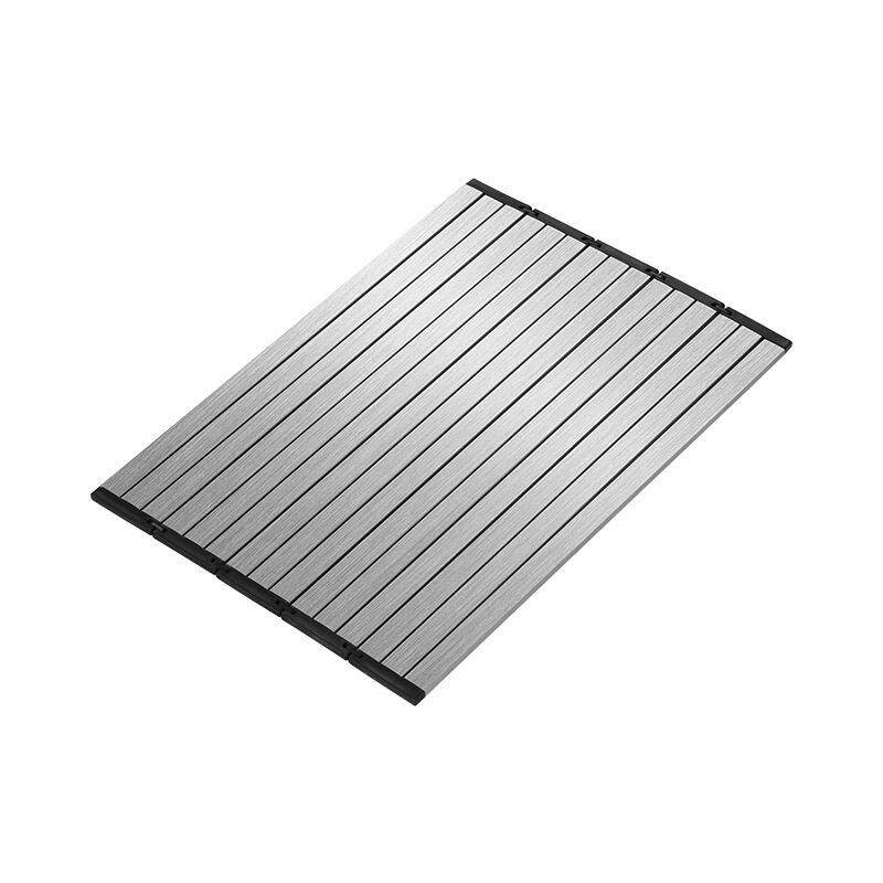 厨房家用水槽粘板420/52切菜板沥水架不锈钢多功能折叠解冻板水池