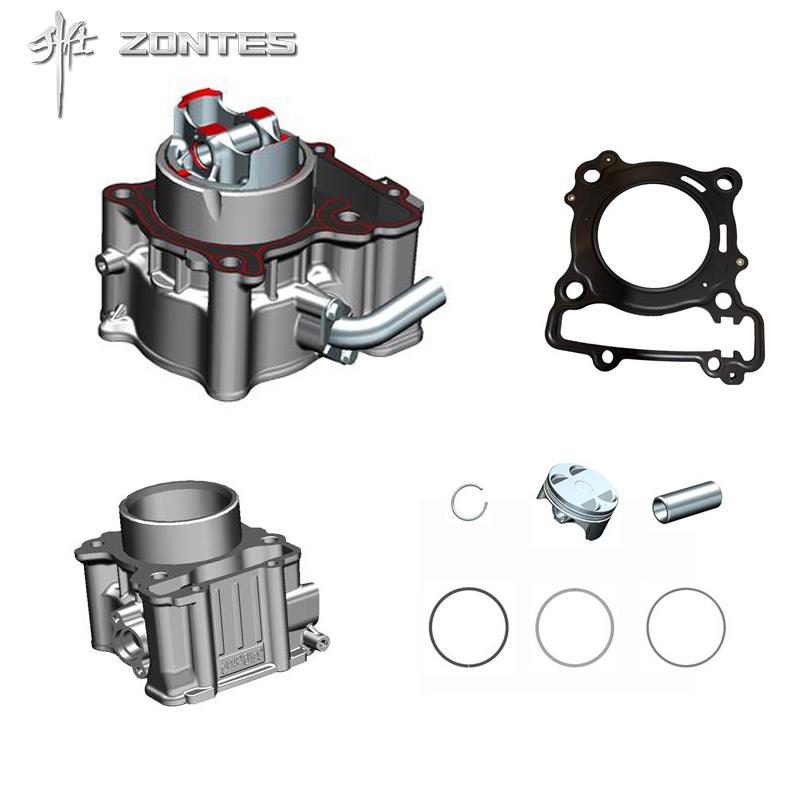 升仕ZT350E3 D M K踏板摩托车四配套缸汽缸气缸活塞 活塞环配件