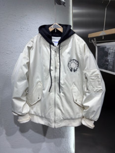 2025新款美式连帽薄棉夹克男加厚学生外套潮牌时尚棉衣百搭潮款