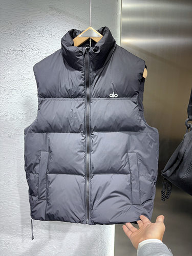 2025新款刺绣立领羽绒棉马甲男秋季潮牌宽松休闲百搭坎肩外套男