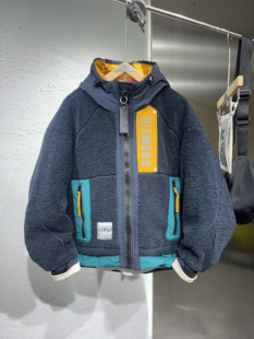 2025新款冬季加厚羊羔毛保暖连帽棉服男潮牌大码宽松学生上衣外套