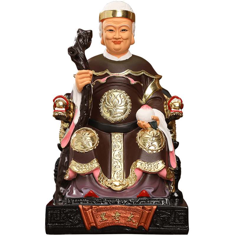 树脂黑妈妈供奉佛堂黑老太神像