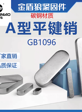 平键销a型gb1096圆头平建方键销定做中碳钢导向键m28m32×18×160