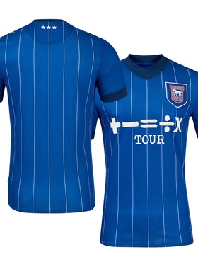 24-25伊普斯维奇球衣 Ipswich主场足球服17号黄老板