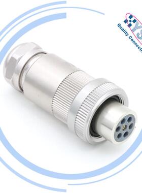 7芯比例阀 伺服阀插头 全金属 MOOG 力士乐 阿托斯7芯比例阀