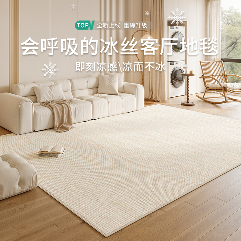 凉席地垫冰丝夏季客厅地毯