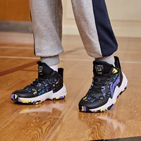 Li Ning, баскетбольная форма, баскетбольная обувь, амортизирующие износостойкие кроссовки, подходит для подростков