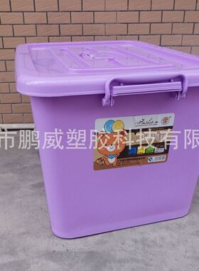 供应佛山五颜六色整理箱 粉红色整理箱 橙色整理箱 690*500*430箱