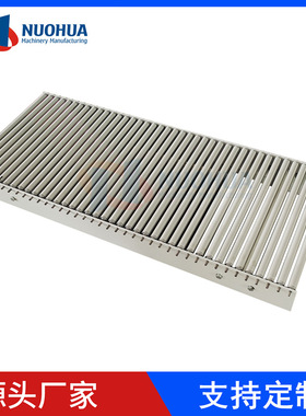 无动力滚筒板块直径20灰色PVC滚筒造纸厂生产装配线小辊筒输送机