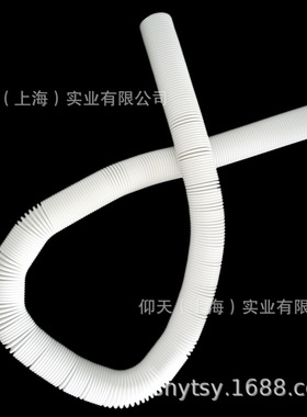 批发加长PU塑料伸缩管白色弹簧通风管宠物吹水机塑料管配件