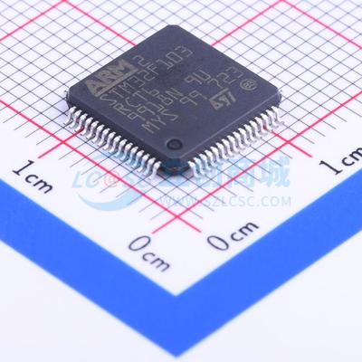 ST供应 STM32F103RCT6 STM32F103RC封装LQFP64,控制器,全新原装
