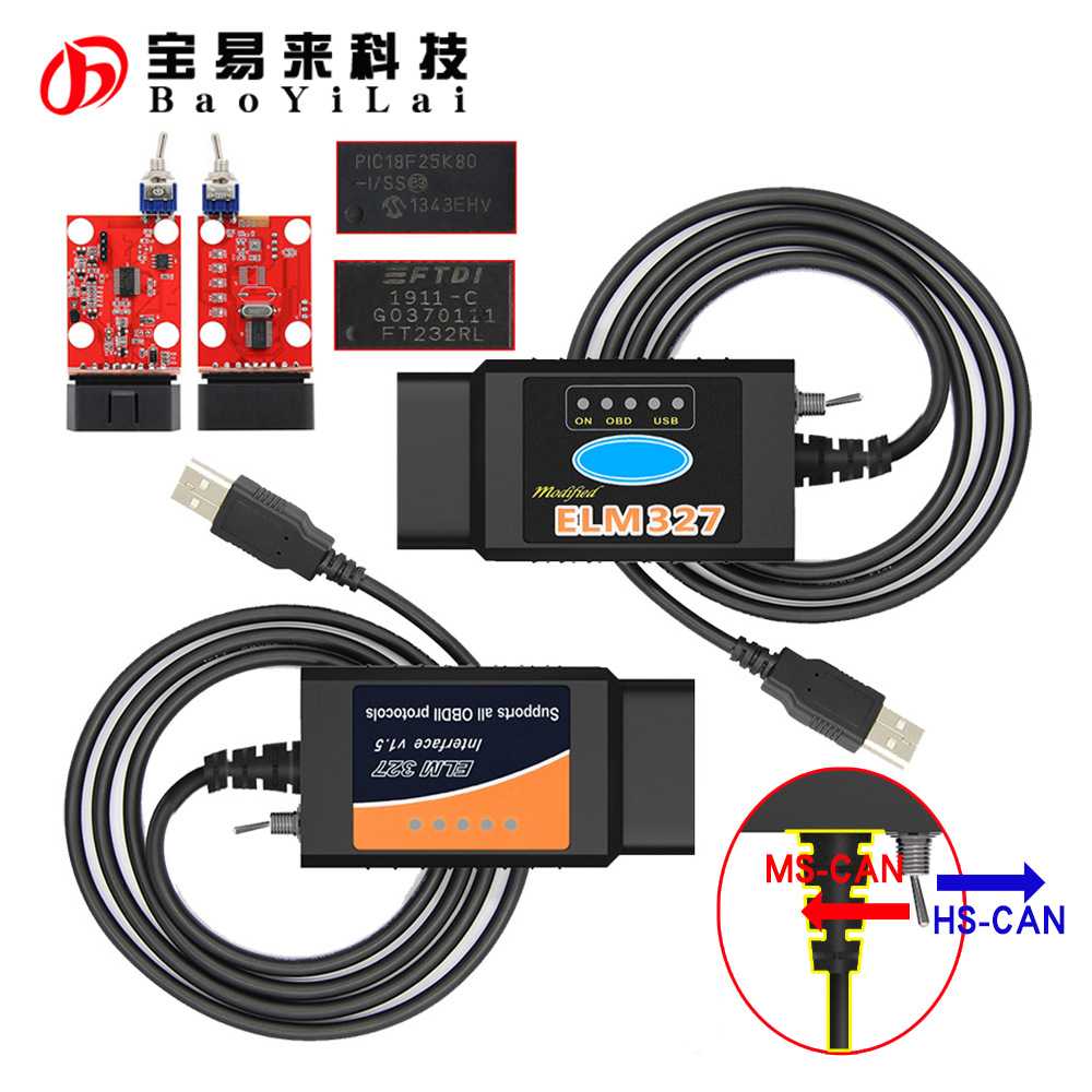 ELM327USB版福特专用FoCCCus刷带