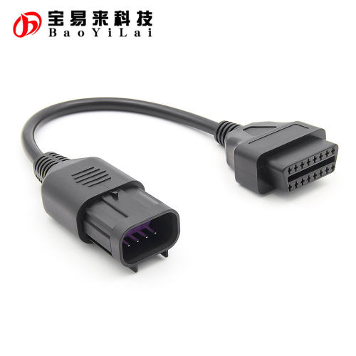 OBD28针转16专用线缆适配北极星
