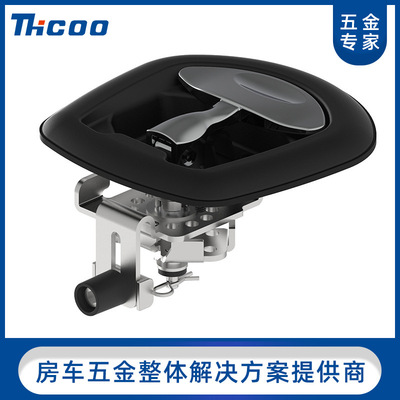 A7892特种卡车铝工具箱锁  T型鱼尾锁MS902越野改装拖车机械门锁