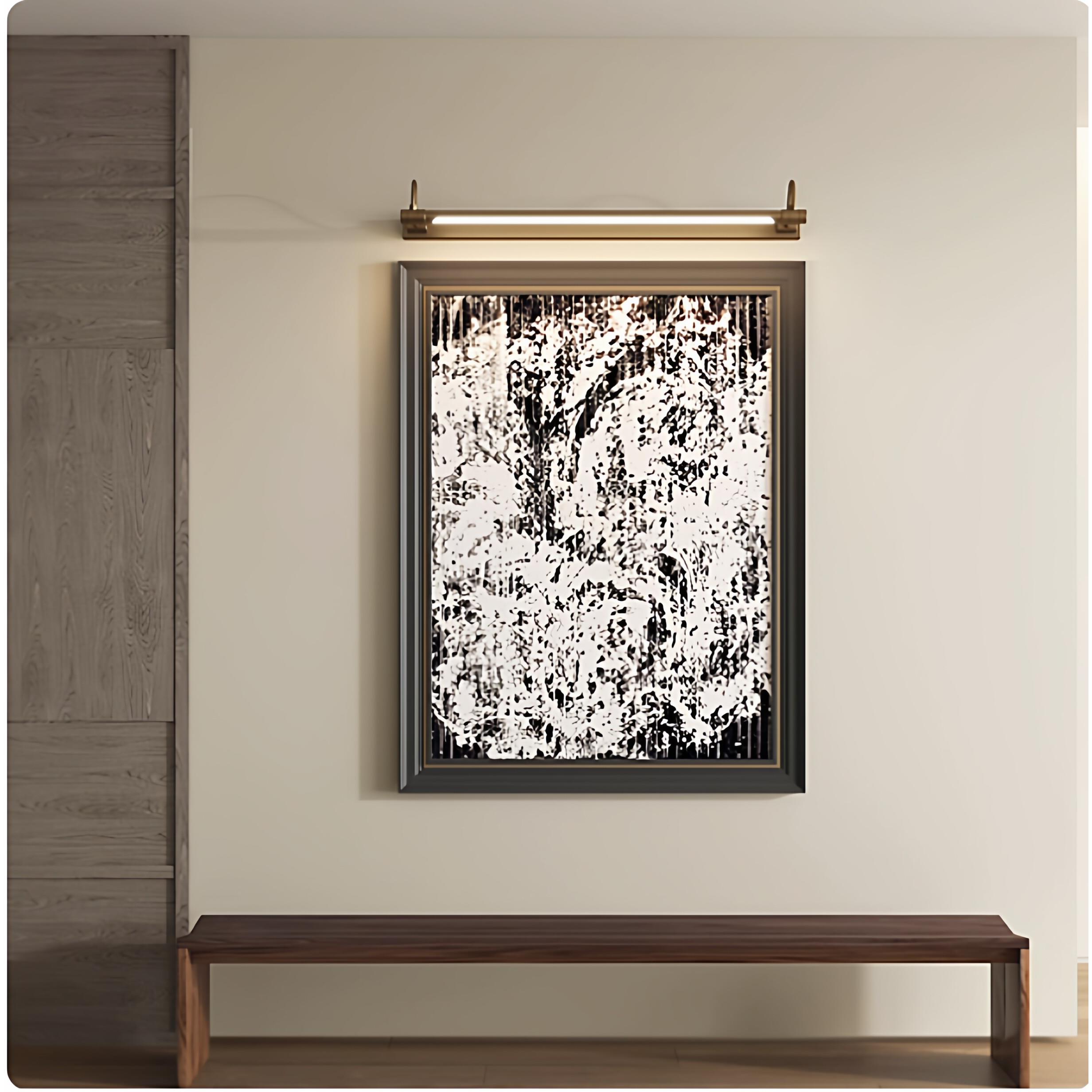 法式中古风装饰画壁灯美容院墙面挂画诧寂风饭厅酒店会所装饰画