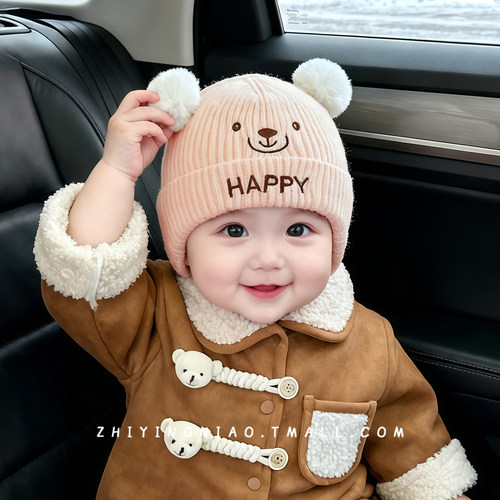 织婴鸟旗舰店可爱超萌宝宝护耳帽