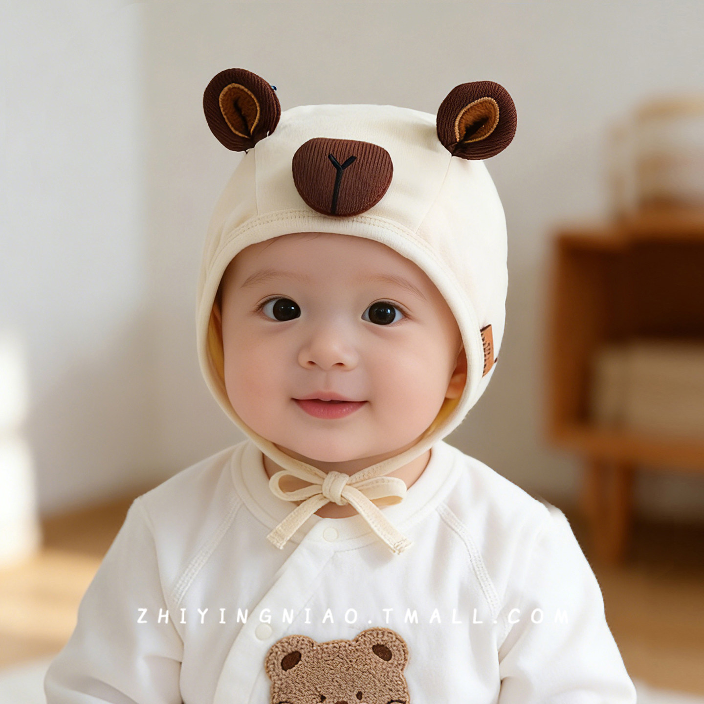 婴儿帽子春秋季薄款护耳帽婴幼儿可爱超萌宝宝外出防风护囟门胎帽,童装/婴儿装/亲子装,帽子,淘宝优惠券,粉丝福利购,淘宝优惠卷