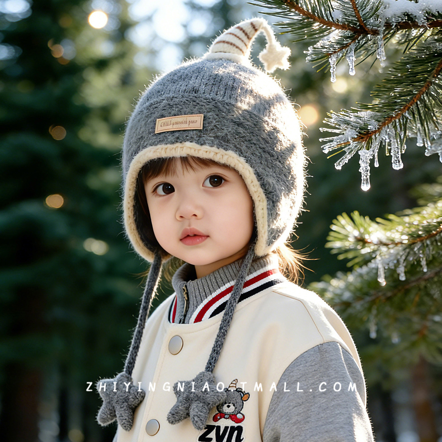 儿童护耳帽可爱超萌宝宝精灵帽