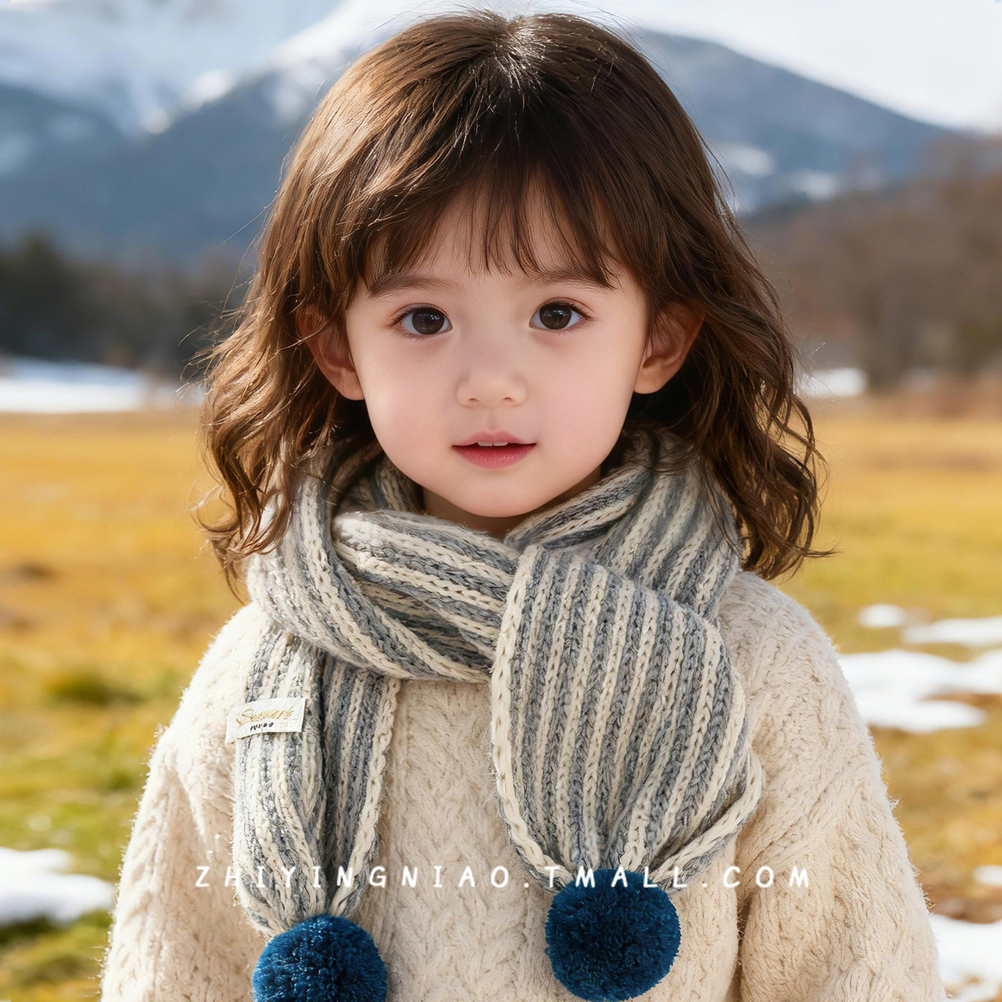 儿童围巾秋冬季毛线围脖男童女宝宝韩版洋气加厚保暖百搭护颈脖套,童装/婴儿装/亲子装,围巾,淘宝优惠券,粉丝福利购,淘宝优惠卷