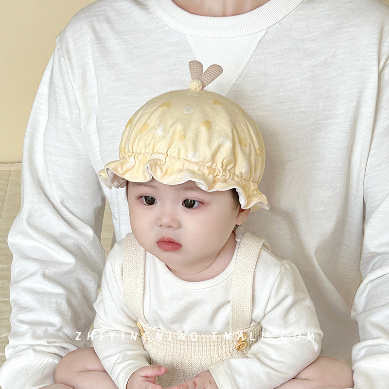 织婴鸟旗舰店纯棉囟门帽