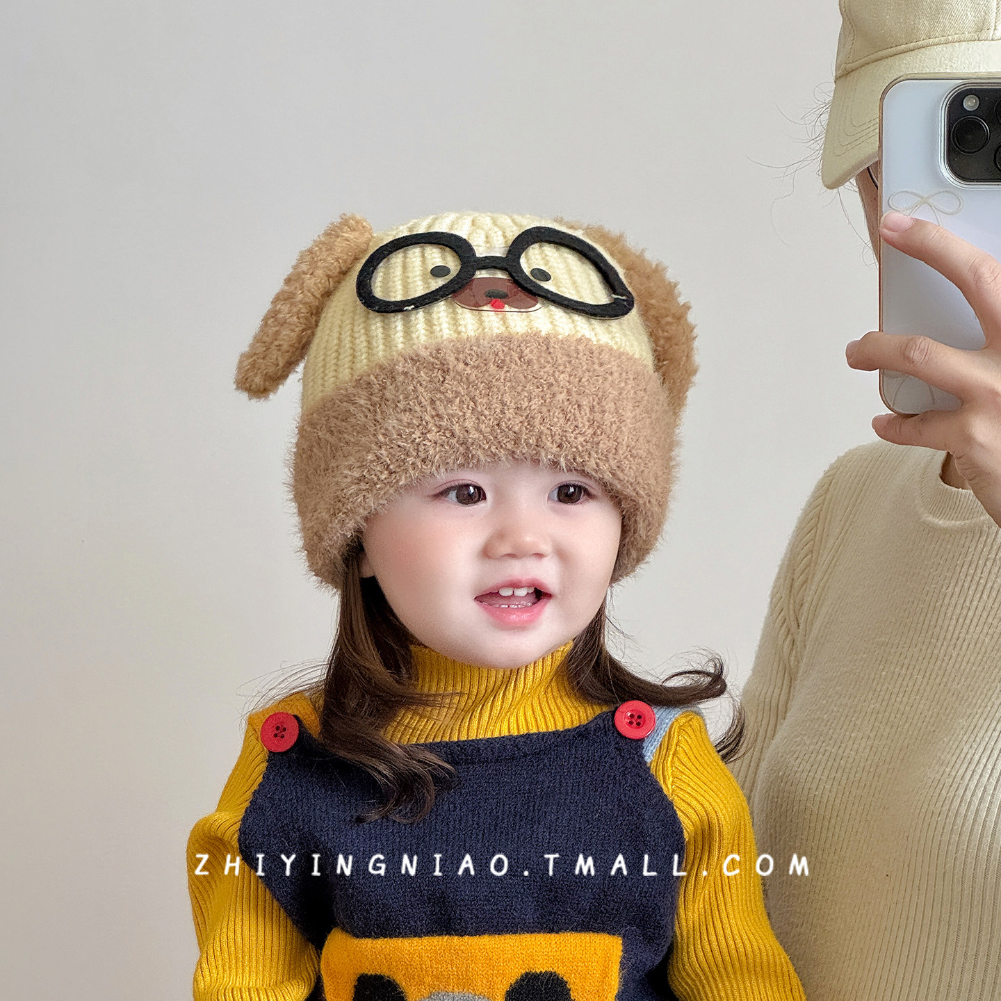 宝宝帽子秋冬季毛线帽可爱超萌婴儿针织套头帽加厚保暖儿童护耳帽,童装/婴儿装/亲子装,帽子,淘宝优惠券,粉丝福利购,淘宝优惠卷