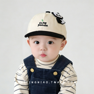 婴儿帽子春夏薄款男宝女宝遮阳鸭舌帽可爱超萌洋气防晒外出棒球帽