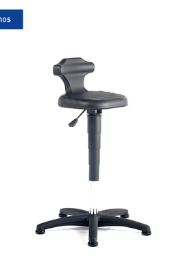 德国原装进口bimos站立辅助椅工作椅升降黑色聚氨酯Flex