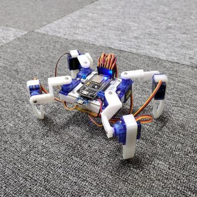 四足机器人3D打印教育套件 WIFI/红外/语音/图形化编程 可定制