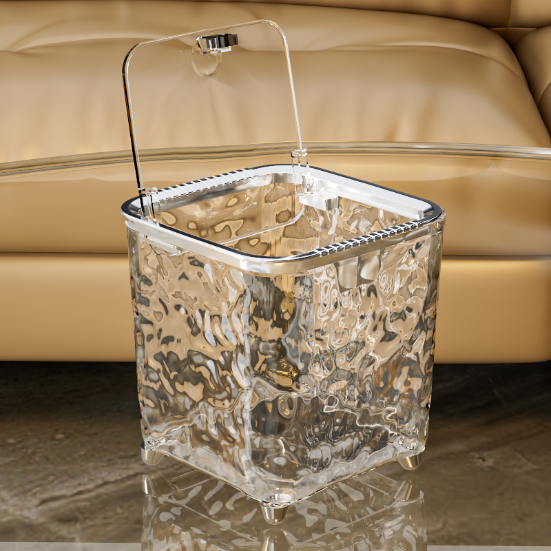 按压式带盖高颜值mini小垃圾桶