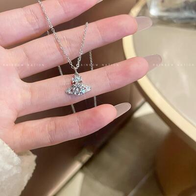 高品质土星满钻轻奢项链