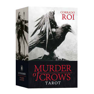 暗杀乌鸦塔罗牌正版韦特教程桌布桌游卡牌维特Crows tarot牌78度