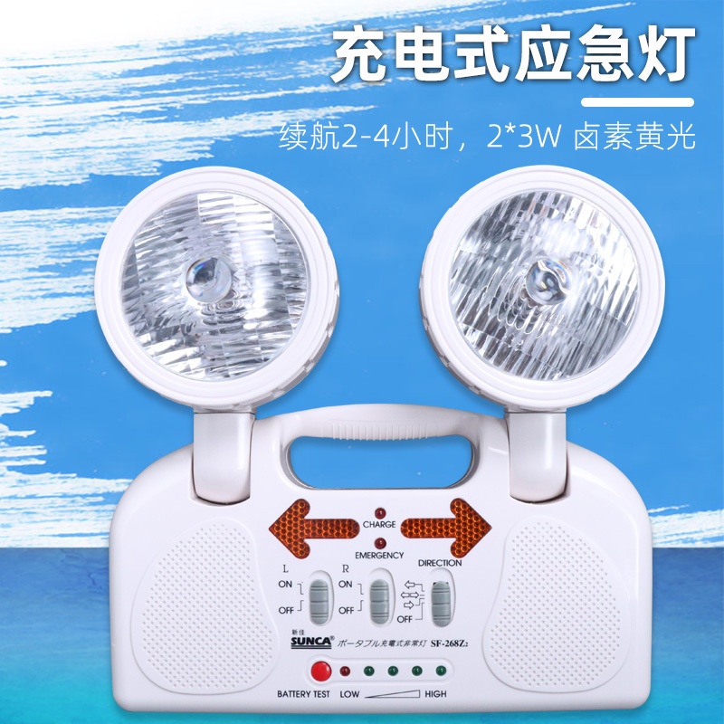 新佳应急灯led双头应急照明灯安全出口指示牌通道疏散标志灯