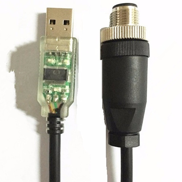 USB RS232 转M8 4pin 公头  M12  4Pin 5Pin 更多款欢迎详谈