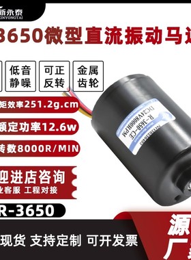 新永泰R3650BLDC微型直流无刷调速电机小型高速马达12v24v大功率
