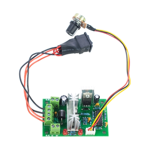 新永泰CCM2微型直流减速电机12v24调速控制器可正反调速急停开关