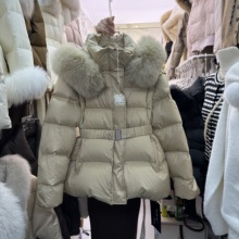 十三行现货2025冬季新款韩版毛领收腰袖子可拆卸羽绒服s68812w734