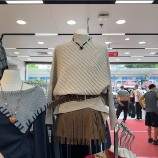 半高领蝙蝠袖 时尚 毛衣上衣S68500W156 韩版 十三行现货2025秋冬新款