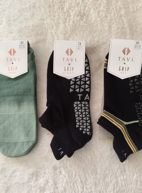 toesox tavi瑜伽袜不分趾普拉提防滑硅胶运动袜船袜 舞蹈袜不掉跟