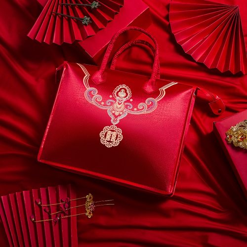 新款加厚面料结婚刺绣四件套包装