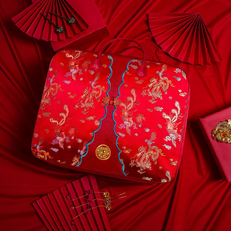 結婚被子牛津布刺繡喜慶