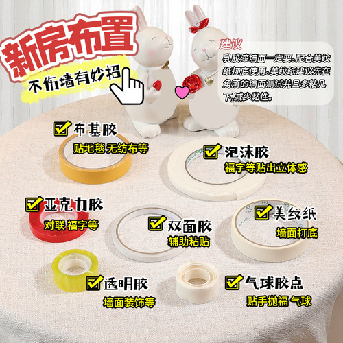 乔迁之喜装饰对联专用胶