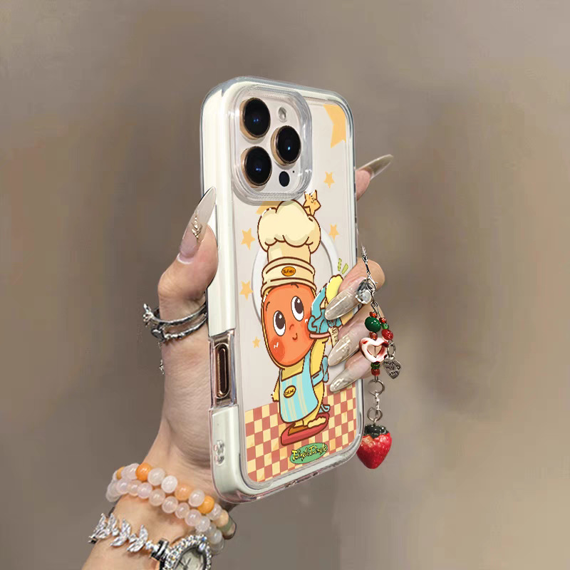 厨师星星人款手机壳炫彩磁吸适用苹果16iphone13PROMAX华为手机壳