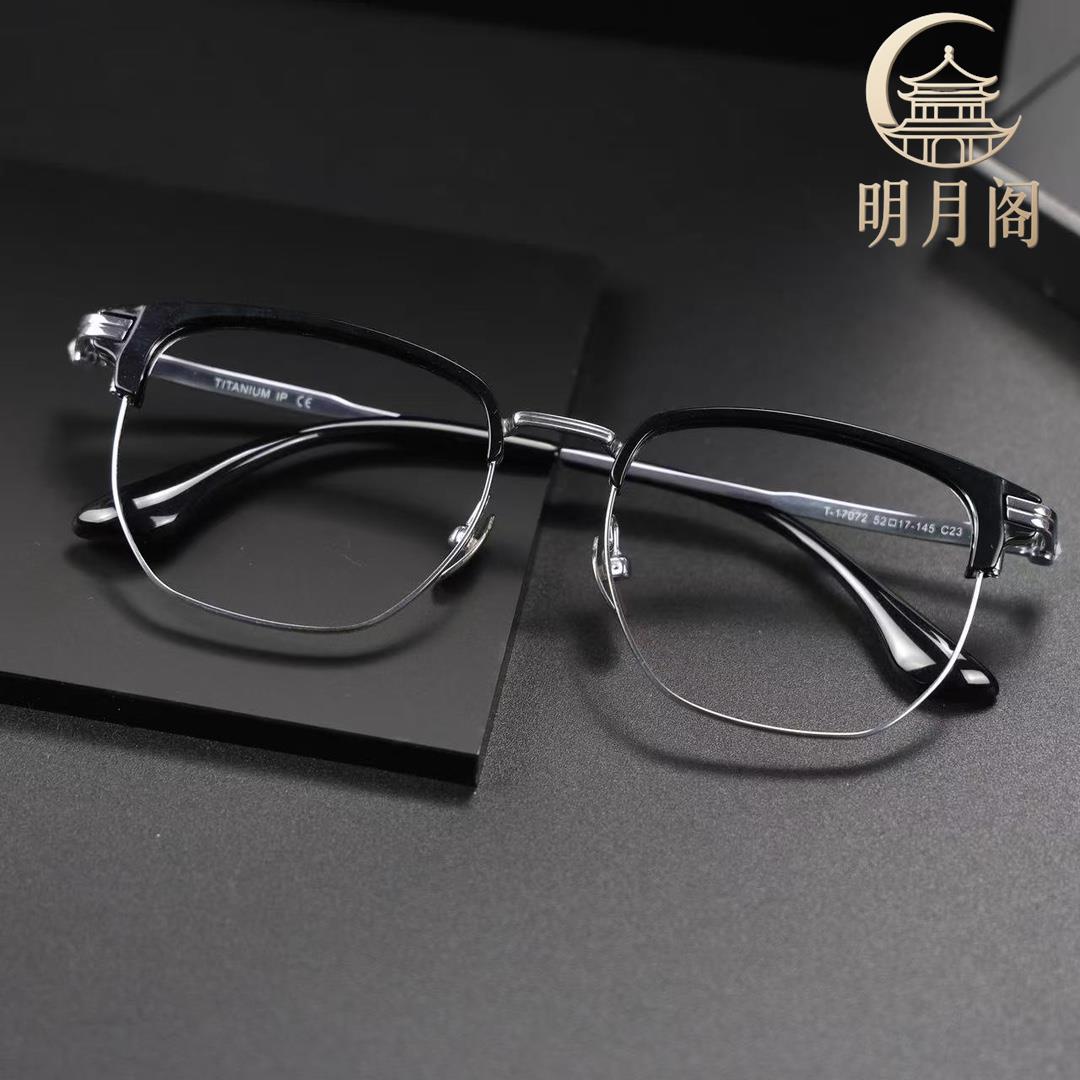 明月阁时尚复古眉毛眼镜框