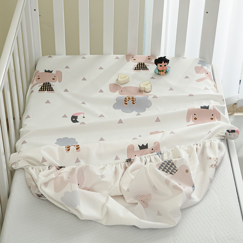 细腻透气 A类60贡缎长绒棉全棉婴儿床床笠单件儿童拼接床纯棉夏季,婴童用品,床单,淘宝优惠券,粉丝福利购,淘宝优惠卷