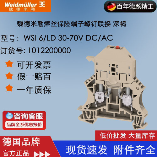 魏德米勒WSI30-70V保险丝端子