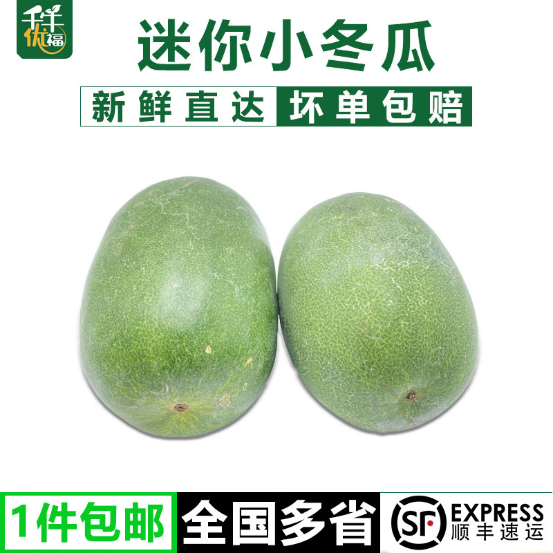 【千牛优福】迷你小冬瓜农家自种冬瓜盅新鲜挂霜水果冬瓜宝宝辅食