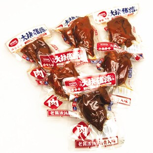 口口巧大块猪蹄香辣卤香味t散称500g即食卤肉休闲零食开袋即食小