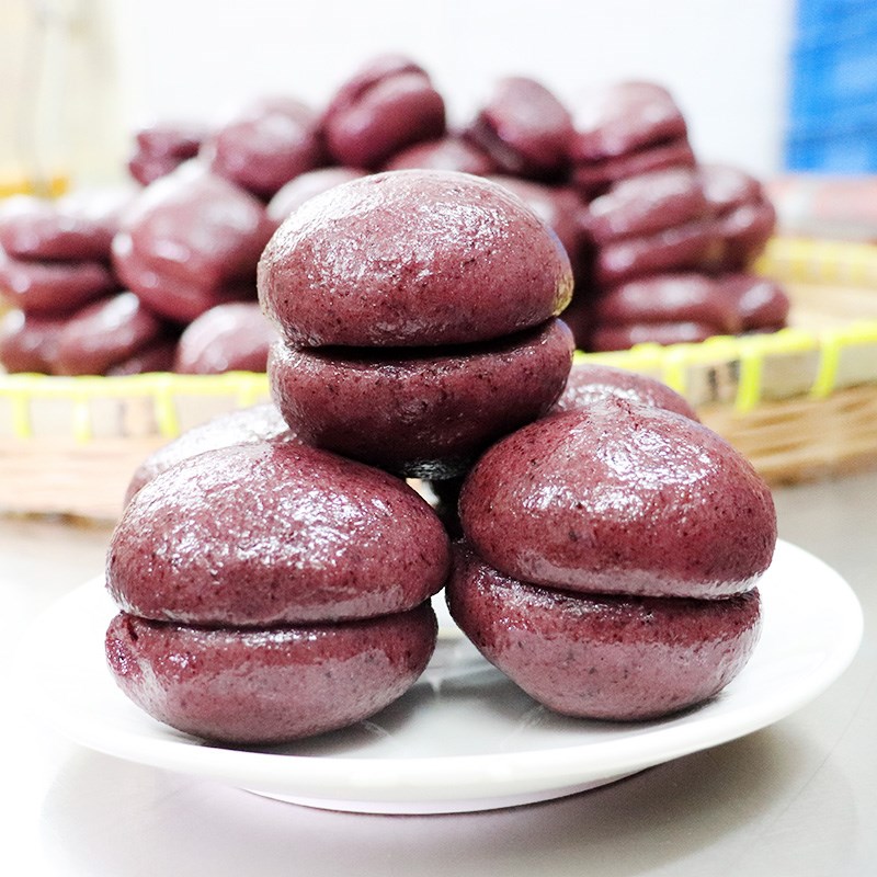 紫薯米馒头米糕发糕泡粑宁波特产水塔糕纯手工无添加X儿童营养早