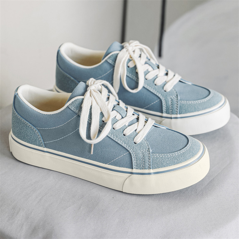 2026复古拼接帆布鞋男小众设计感休闲鞋百搭运动鞋子小众时尚潮鞋,流行男鞋,休闲板鞋,淘宝优惠券,粉丝福利购,淘宝优惠卷