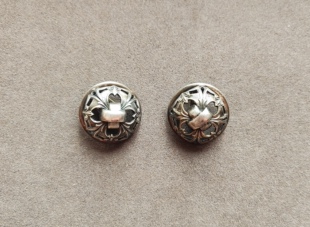 Vintage 老Napier银色大耳夹